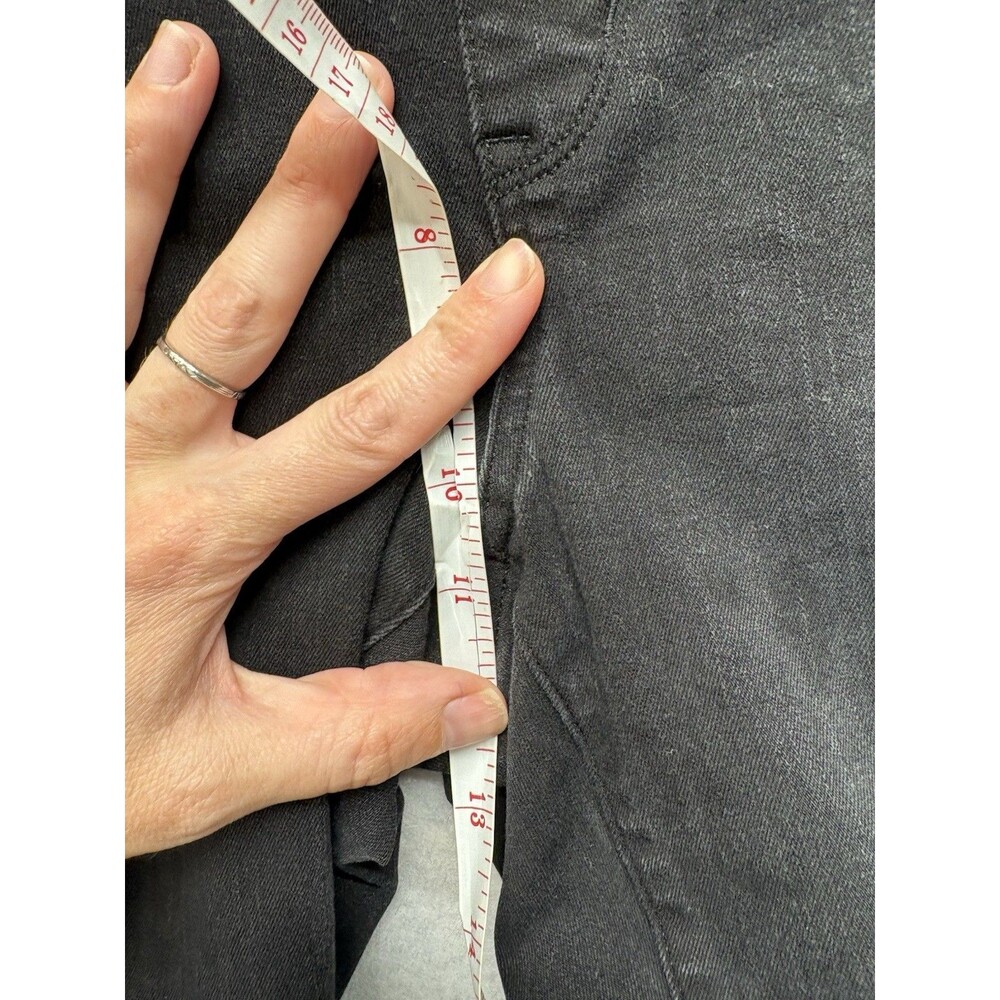 Duluth Jean-Netics Pull-On Skinny Jeans Women's Size 8 Washed Black Pull On - Picture 6 of 7